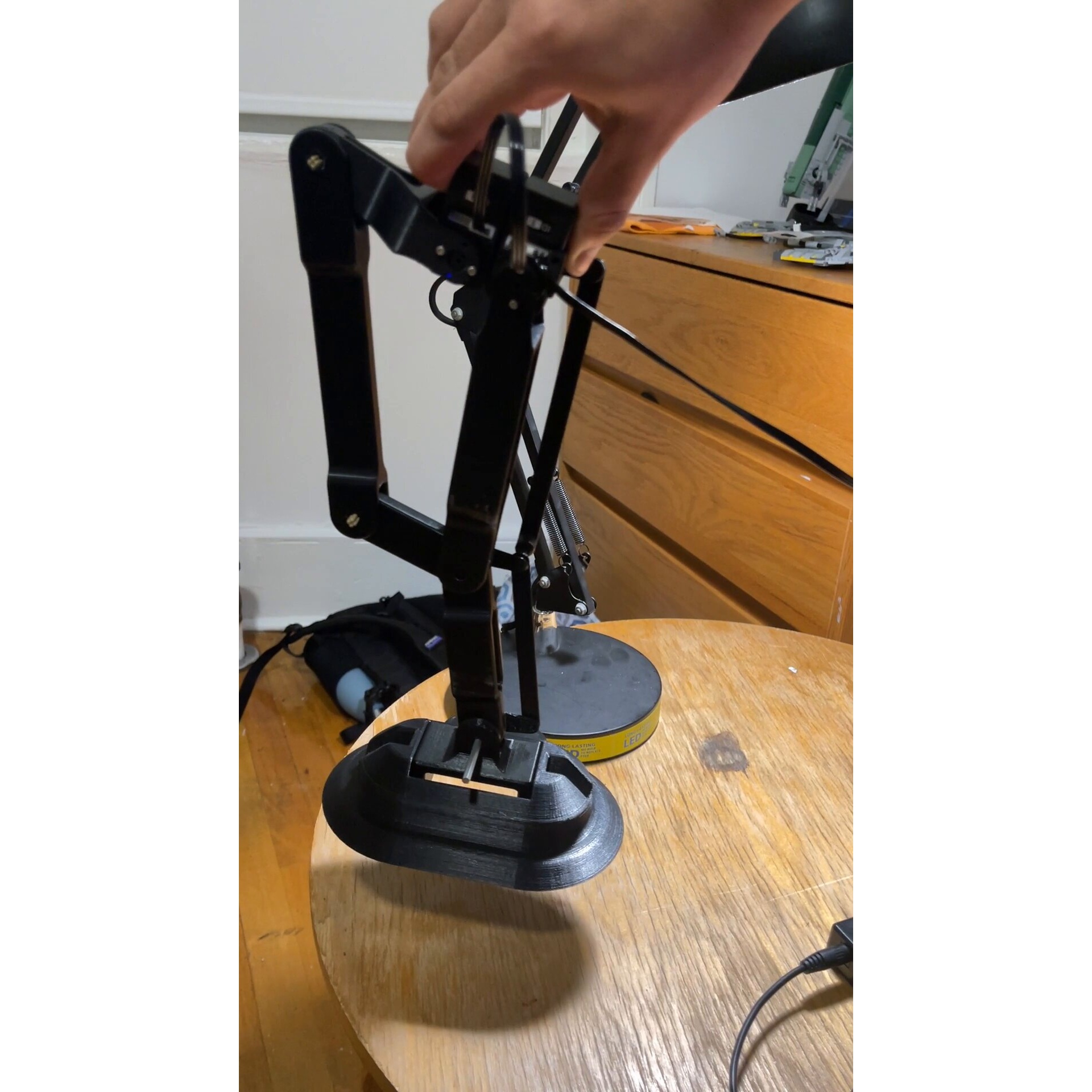 Video frame of the functional leg